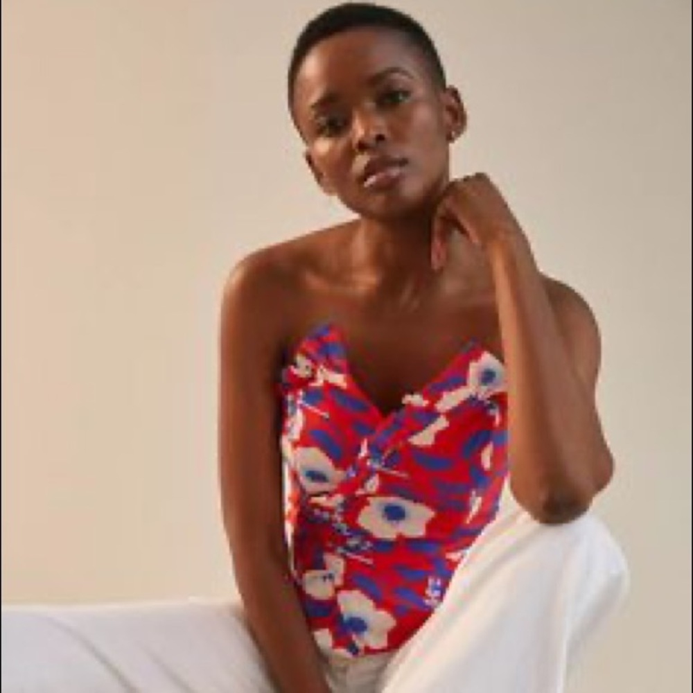 Hutch strapless ruffle top from Anthropologie size 8, NWTs